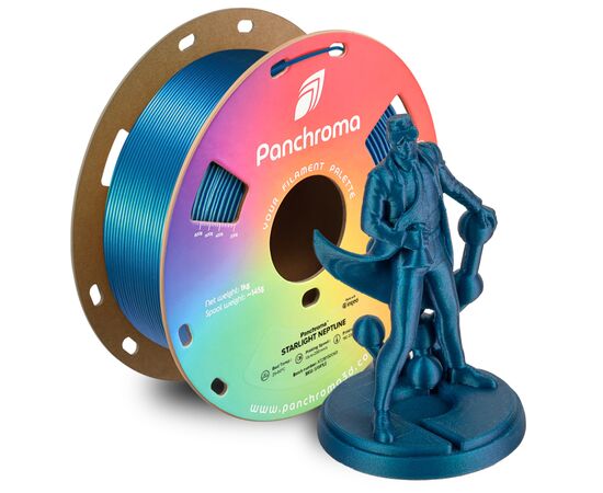 Пластик для 3D-принтера Polymaker PLA PANCHROMA STARLIGHT 1,75mm 1kg NEPTUNE (CA02021), изображение 5