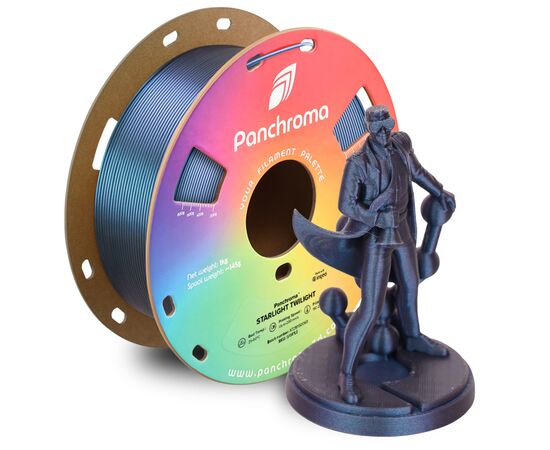 Пластик для 3D-принтера Polymaker PLA PANCHROMA STARLIGHT 1,75mm 1kg TWILIGHT (CA02022), изображение 5