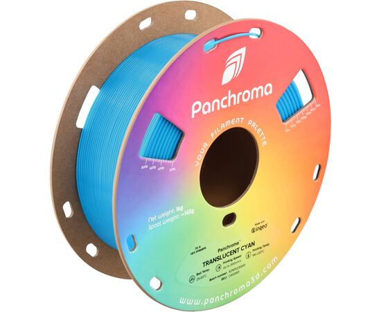 Пластик для 3D-принтера Polymaker PLA PANCHROMA TRANSLUCENT 1,75mm 1kg CYAN (CA02001)