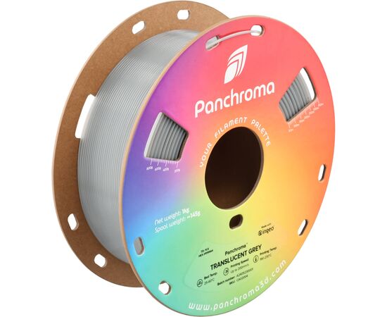 Пластик для 3D-принтера Polymaker PLA PANCHROMA TRANSLUCENT 1,75mm 1kg GREY (CA02004)