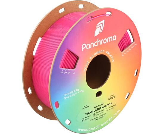 Пластик для 3D-принтера Polymaker PLA PANCHROMA TRANSLUCENT 1,75mm 1kg MAGENTA (CA02002)