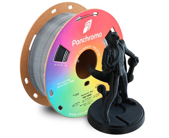 Пластик для 3D-принтера Polymaker PLA PANCHROMA DUAL 1,75mm 1kg YIN-YANG (CA09002), изображение 4
