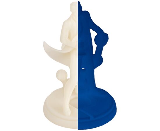 Пластик для 3D-принтера Polymaker PLA PANCHROMA GLOW 1,75mm 1kg BLUE (CA02029), изображение 5