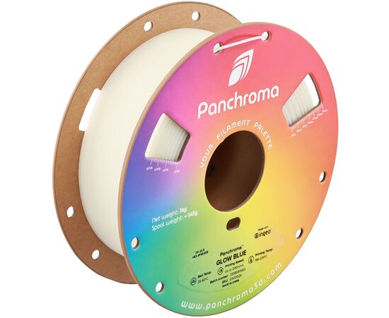 Пластик для 3D-принтера Polymaker PLA PANCHROMA GLOW 1,75mm 1kg BLUE (CA02029)