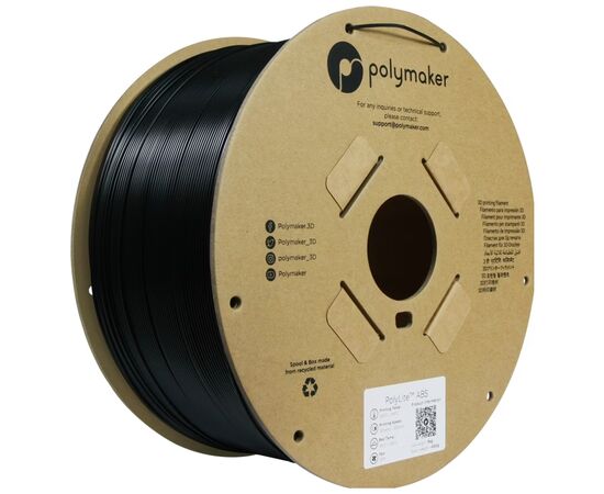 Пластик для 3D-принтера Polymaker ABS POLYLITE 1,75mm 3kg BLACK (PE01033)