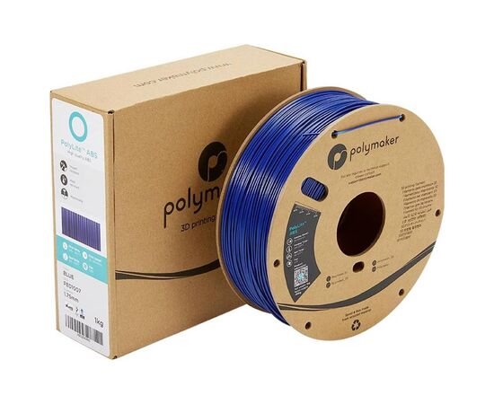 Пластик для 3D-принтера Polymaker ABS POLYLITE 1,75mm 1kg BLUE (PE01007), зображення 4