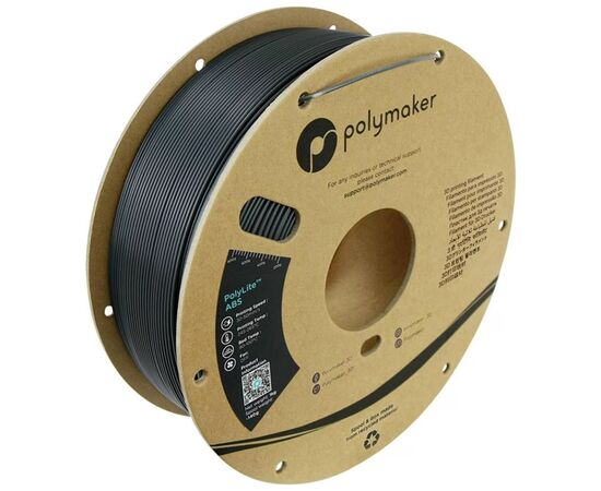 Пластик для 3D-принтера Polymaker ABS POLYLITE 1,75mm 1kg DARK GREY (PE01028)