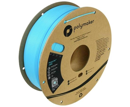 Пластик для 3D-принтера Polymaker ABS POLYLITE 1,75mm 1kg LIGHT BLUE (PE01031)