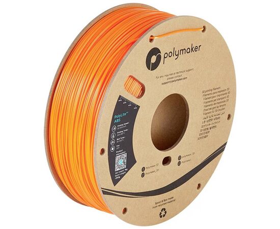 Пластик для 3D-принтера Polymaker ABS POLYLITE 1,75mm 1kg ORANGE (PE01009)