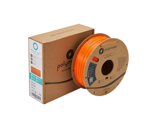 Пластик для 3D-принтера Polymaker PETG POLYLITE 1,75mm 1kg ORANGE (PB01009), изображение 3