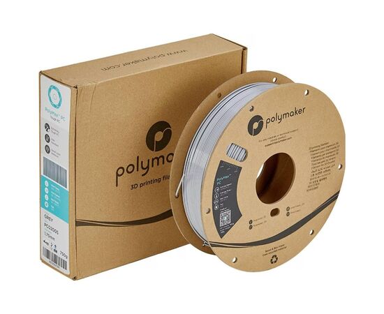Пластик для 3D-принтера Polymaker PC PolyMax TOUGH 1,75mm 0,75kg GREY (PC02005), изображение 4