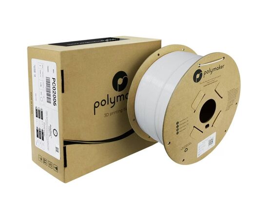 Пластик для 3D-принтера Polymaker PC PolyMax TOUGH 1,75mm 3kg WHITE (PC02006), зображення 4