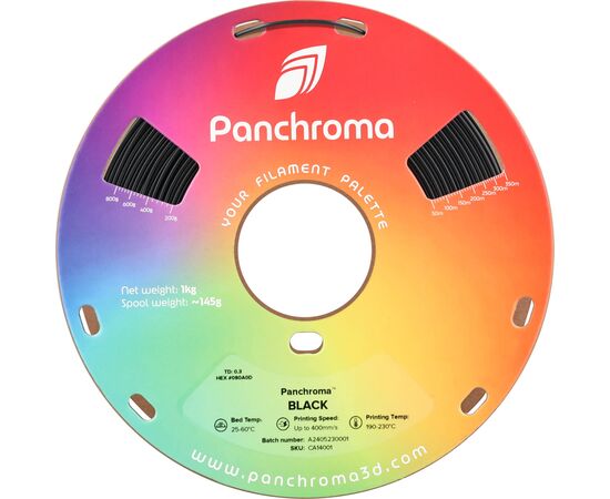 Пластик для 3D-принтера Polymaker PANCHROMA CoPE 1,75mm 1kg BLACK (CA14001), изображение 2