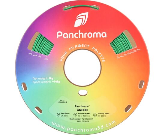 Пластик для 3D-принтера Polymaker PANCHROMA CoPE 1,75mm 1kg GREEN (CA14008), изображение 2