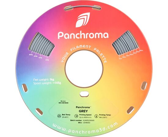 Пластик для 3D-принтера Polymaker PANCHROMA CoPE 1,75mm 1kg GREY (CA14003), изображение 2
