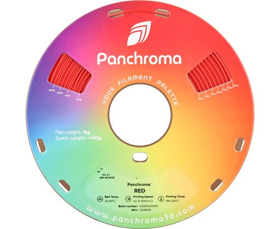 Пластик для 3D-принтера Polymaker PANCHROMA CoPE 1,75mm 1kg RED (CA14005), изображение 2
