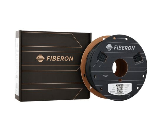 Пластик для 3D-принтера Polymaker Fiberon PET-GF15 1,75mm 0,5kg BLACK (FL02001), изображение 4