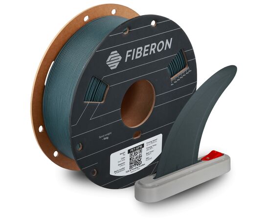 Пластик для 3D-принтера Polymaker Fiberon PET-GF15 1,75mm 0,5kg DARK GREY (FL02005), изображение 3