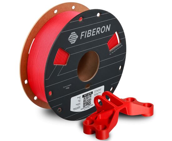 Пластик для 3D-принтера Polymaker Fiberon PET-GF15 1,75mm 0,5kg RED (FL02007), изображение 3