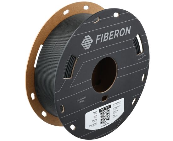 Пластик для 3D-принтера Polymaker Fiberon PET-CF17 1,75mm 0,5kg BLACK (FL01001)