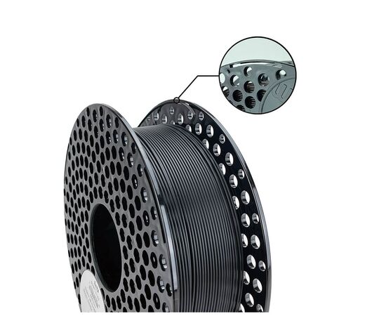 Пластик для 3D-принтера AzureFilm ABS-Plus 1,75mm 1kg BLACK (FAP171-9005), изображение 2