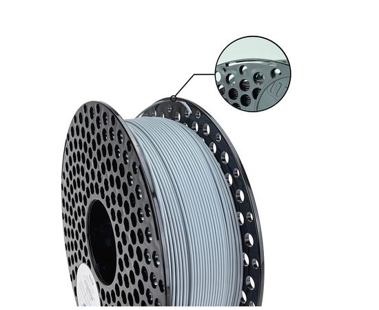 Пластик для 3D-принтера AzureFilm ABS-Plus 1,75mm 1kg GREY (FAP171-7001), изображение 2