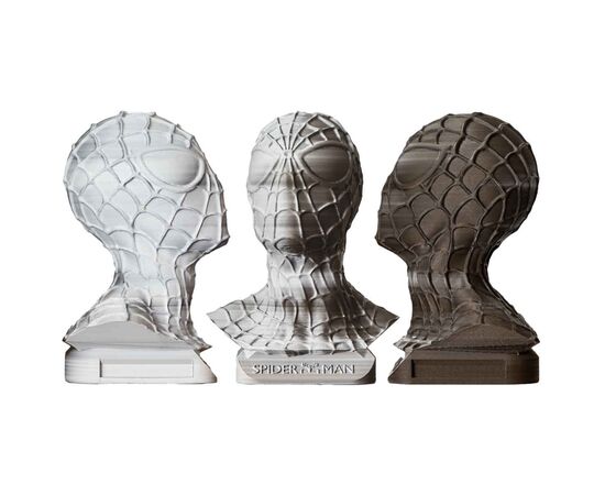 Пластик для 3D-принтера AzureFilm PLA Dual Original 1,75mm 1kg LIGHT - DARK GREY (FP171-7079), зображення 3