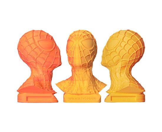 Пластик для 3D-принтера AzureFilm PLA Dual Neon 1,75mm 1kg YELLOW - PINK (FP171-1912), изображение 3