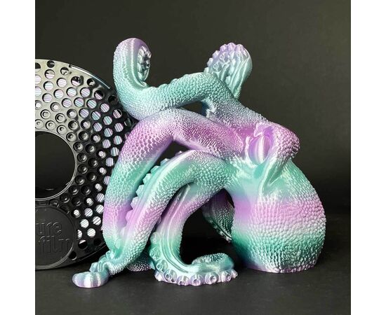 Пластик для 3D-принтера AzureFilm PLA SILK 1,75mm 1kg Rainbow Aurora (FL171-6145), изображение 4