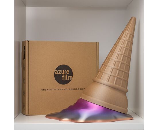 Пластик для 3D-принтера AzureFilm PLA SILK 1,75mm 1kg Rainbow Candy (FL171-3461), зображення 3