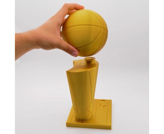 Пластик для 3D-принтера AzureFilm PLA SILK 1,75mm 1kg Gold (FL171-1036), изображение 3