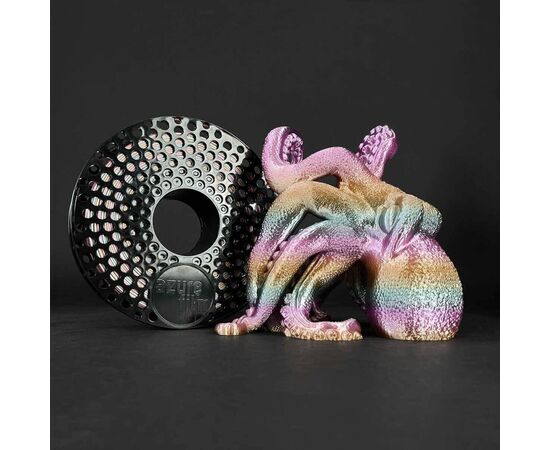 Пластик для 3D-принтера AzureFilm PLA SILK 1,75mm 1kg Rainbow Tropicana (FL171-2463), зображення 3