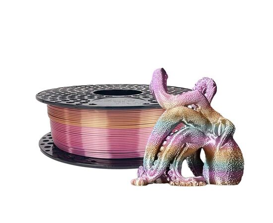Пластик для 3D-принтера AzureFilm PLA SILK 1,75mm 1kg Rainbow Tropicana (FL171-2463)
