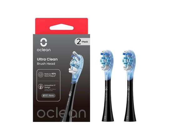 Насадка для зубной щетки Oclean UC02 B02 Ultra Clean Brush Head Black (2 шт) (6970810553543)