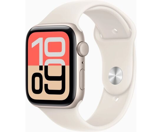 Смарт-часы Apple Watch SE 3 GPS + Cellular 44mm Starlight Aluminium Case with Starlight Sport Band - S/M (MEPE4RK/A)