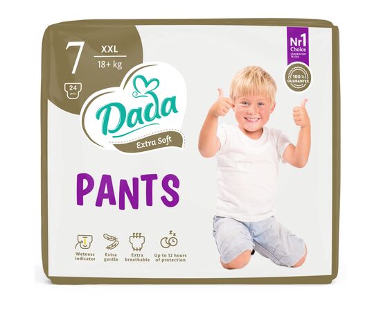 Подгузники Dada Extra Soft 7 (18+ кг) 24 шт (4820174981815)