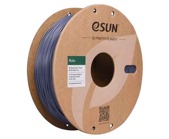 Пластик для 3D-принтера eSUN PLA+ 1.75мм, 5кг, Grey (PLA+175H5)