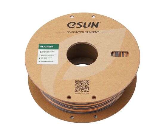 Пластик для 3D-принтера eSUN PLA Rock 1,75mm 1kg PEGMATITE (PLA-ROCK175O-PE1P1), зображення 3