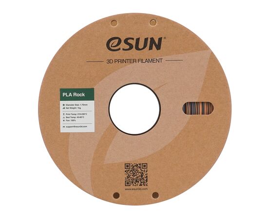 Пластик для 3D-принтера eSUN PLA Rock 1,75mm 1kg PEGMATITE (PLA-ROCK175O-PE1P1), зображення 4