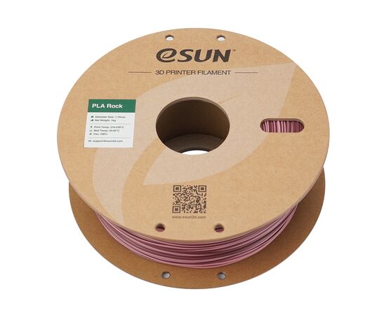 Пластик для 3D-принтера eSUN PLA Rock 1,75mm 1kg QUARTZITE (PLA-ROCK75O-QT1P1), зображення 3