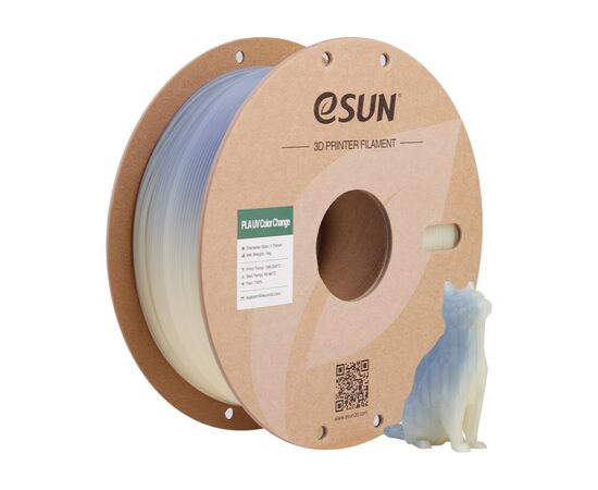Пластик для 3D-принтера eSUN PLA UV 1,75mm 1kg Blue (PLA-UV CC175UV-U1P1), зображення 5