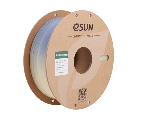 Пластик для 3D-принтера eSUN PLA UV 1,75mm 1kg Blue (PLA-UV CC175UV-U1P1)