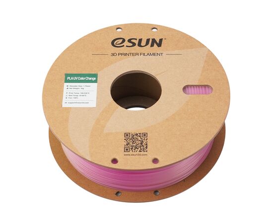 Пластик для 3D-принтера eSUN PLA UV 1,75mm 1kg Fuchsia (PLA-UV CC175UV-F1P1), изображение 3