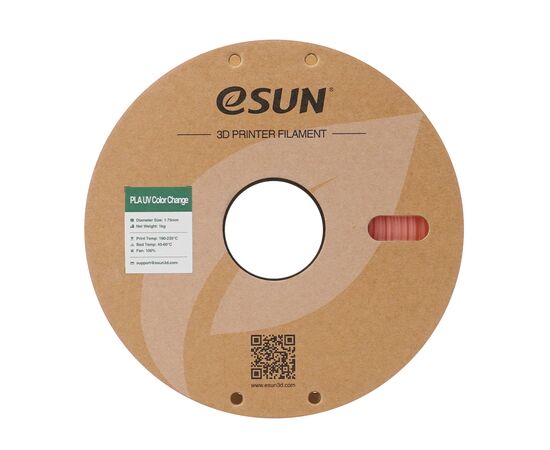 Пластик для 3D-принтера eSUN PLA UV 1,75mm 1kg Red (PLA-UV CC175UV-R1P1), зображення 4