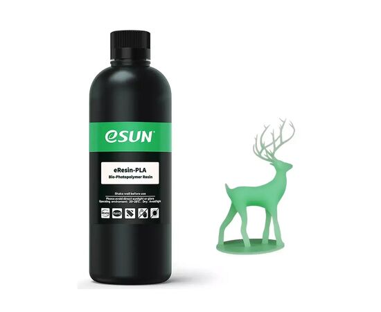 Фотополимерная смола eSUN eResin PLA UV/LCD Grass Green 1kg (ERESIN-PLA-GG1000G)