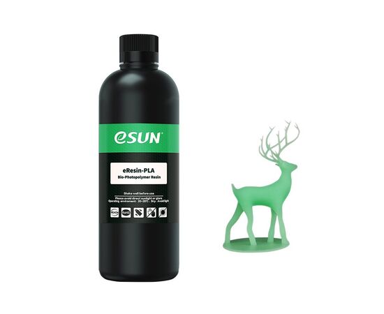 Фотополімерна смола eSUN eResin PLA UV/LCD Green 1kg (ERESIN-PLA-G1000G)