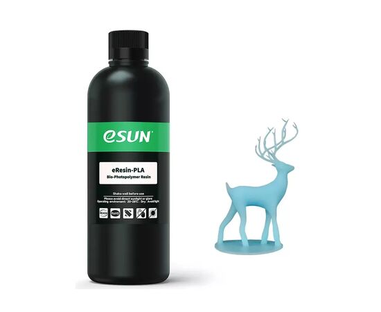 Фотополімерна смола eSUN eResin PLA UV/LCD Sky Blue 1kg (ERESIN-PLA-SB1000G)