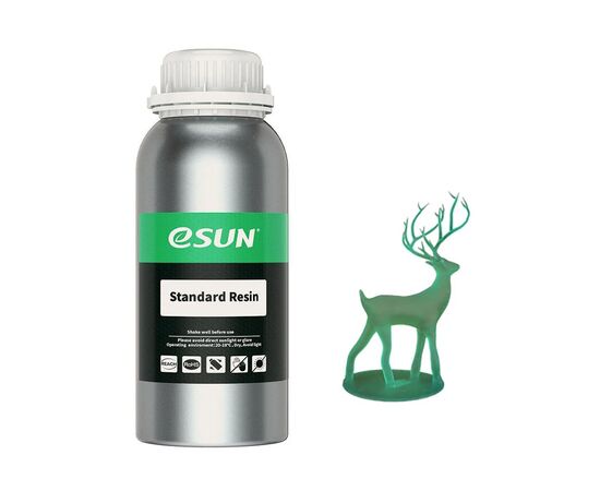 Фотополімерна смола eSUN Resin standard UV/LCD Green 1kg (STANDARDRESIN-G1000G)