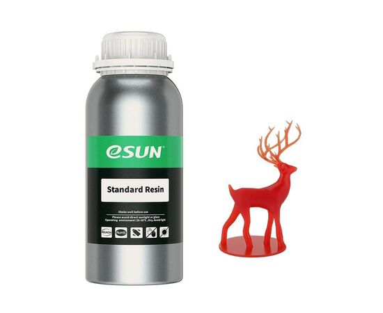 Фотополимерная смола eSUN Resin standard UV/LCD Red 1kg (STANDARDRESIN-R1000G)