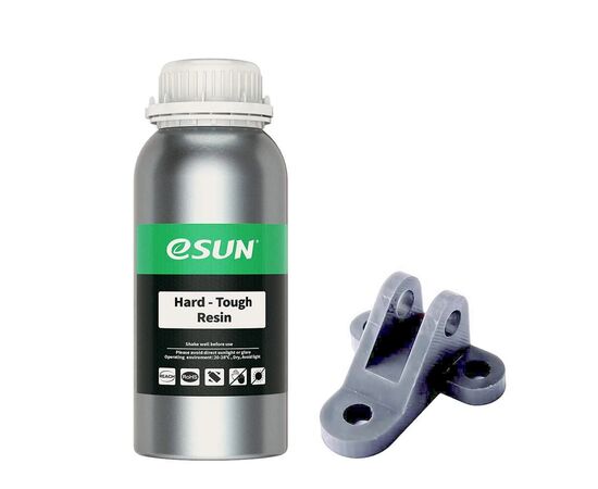 Фотополімерна смола eSUN Resin Hard Tough UV/LCD Grey 1kg (HARDTOUGHRESIN-H1000G)